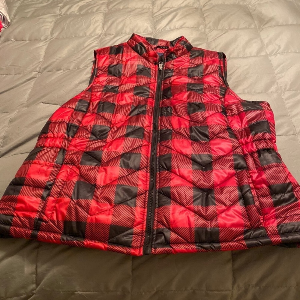 Basic Edition woman xxl plaid vest